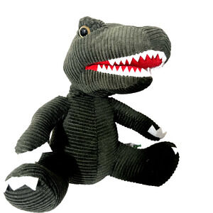 Dinosaur Plush Naturally Kids Green Corduroy Tyrannosaurus Rex stuffed animal